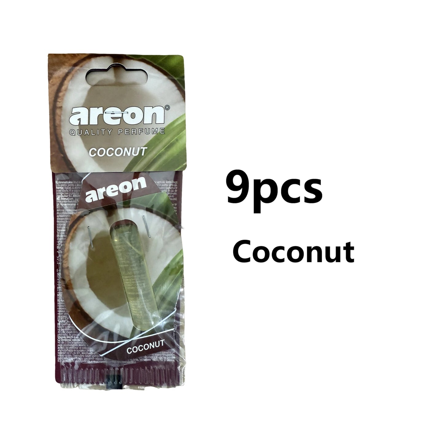 areon 3-18pcs Car Air Freshener Natural Tea Fragrance Vehicle-mounted Hanging Vanilla Scent Water Drop-shaped Car Interior