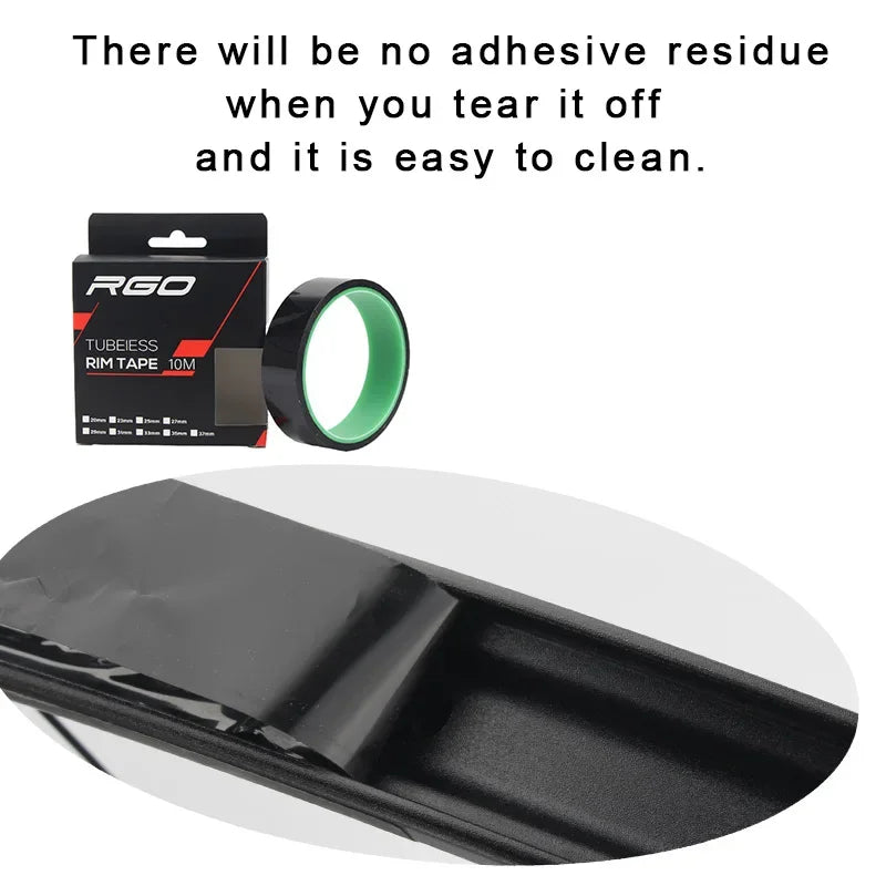 RGO Bicycle Tire Liner Vacuum Tire Pad MTB Tubeless Rim Tapes 20-37MM Road Bike Fiets Wiel Outdoor cycling Tires Tool Parts