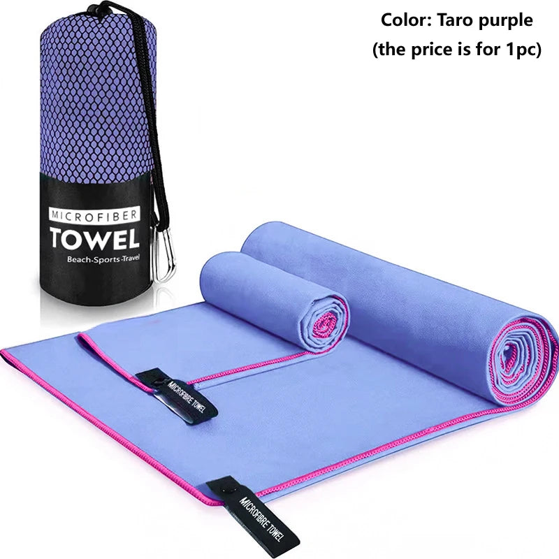 Quick-Drying Sports Towel 40x80/76x152CM Blue Grey Green Orange Swimming Gym Fitness Camping Running Beach Washcloth Towels