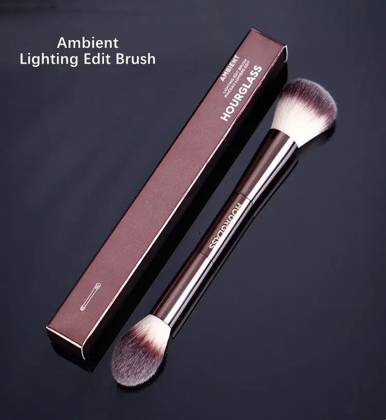 Hourglass Makeup Brushes Face Large Powder Blush Foundation Contour Highlight Blending Retractable Kabuki Cosmetic Brush Tools