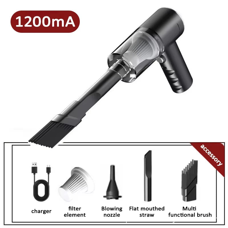 Xiaomi 2900000 PA Car Vacuum Cleaner USB Charging Powerful 4 in1 Clean Machine Wireless Blowing Suction Portable Vacuum Cleaner