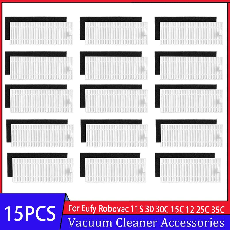 Replacement Parts Accessories for Eufy Robovac 11S 12 25C 15T 30C 35C 39C Side Sweep Main Roller Brush Filter Cover Shell Protec