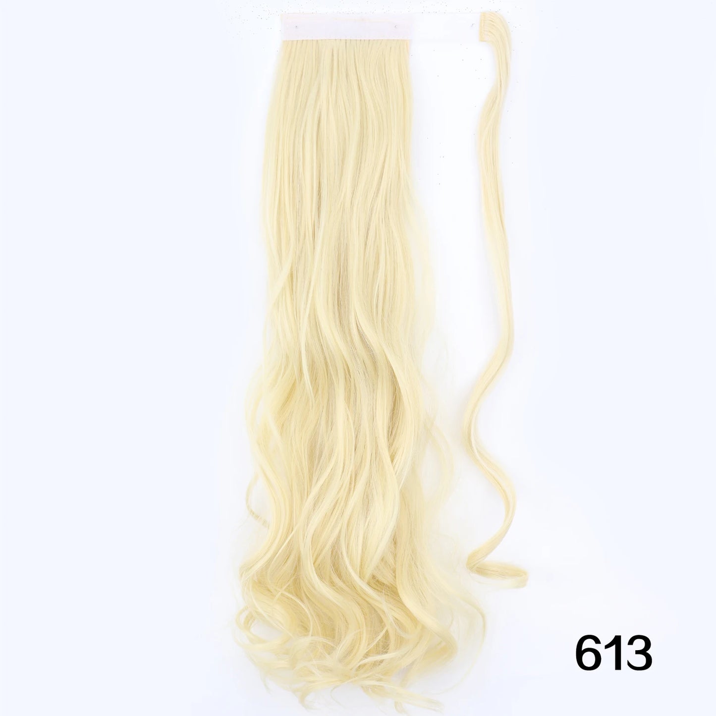 MERISIHAIR Synthetic 22 34 inches Long Straight Ponytail Extensions Heat Resisting Ponytail Brown Blonde Hair Women