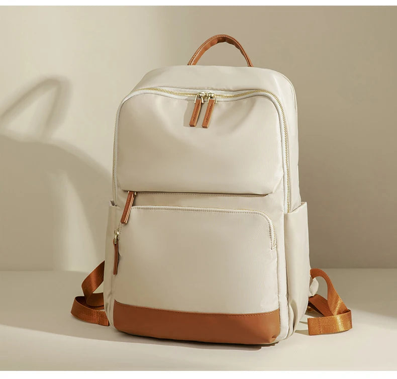 Travel Backpack for Women Luxury Back Pack Bag for 15.6 inch Laptop New Stylish Female Bags with Computer Cabin Large Schoolbags