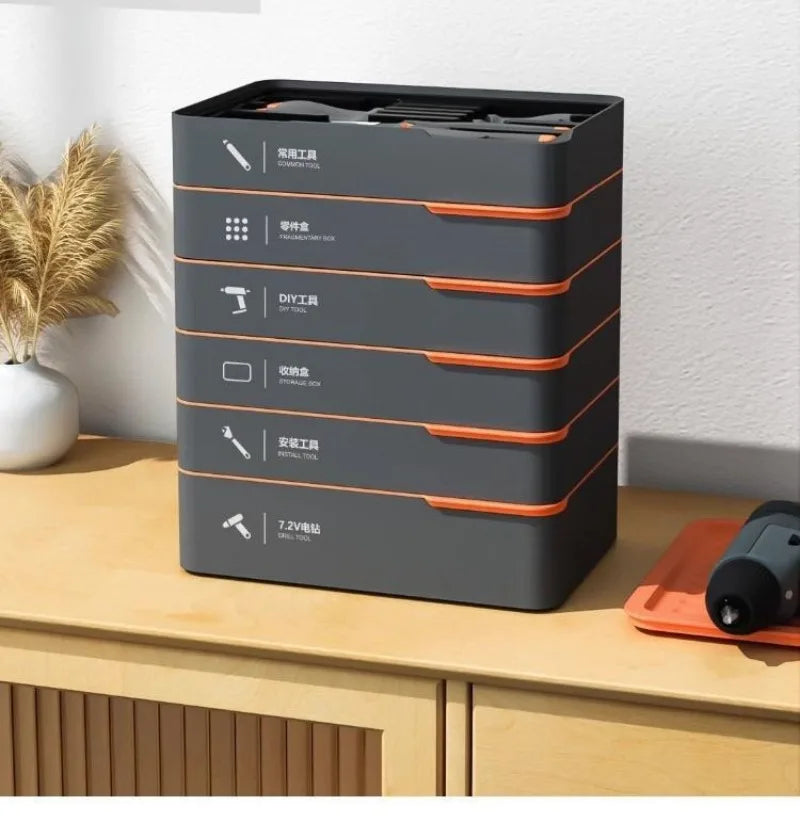 Daily Household Hand Tool Sets Multifunctional Hand Tool Sets Wire Cutter Hammer Lithium Electric Drill Emergency Repair Tools