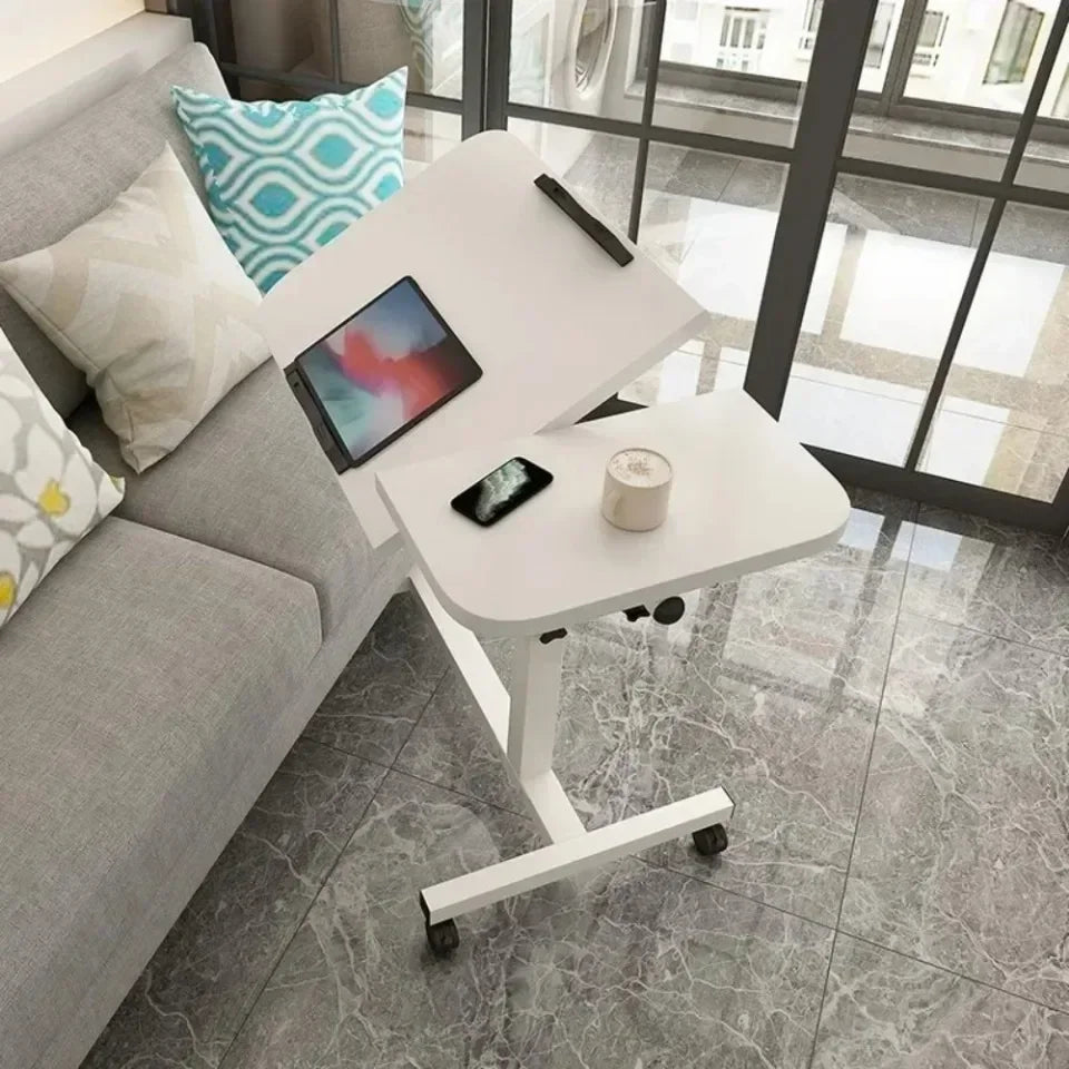 Adjustable Nursing Table Foldable Rotating Table Multifunctional and Movable Storage Table Convenient Dining Table on The Bed
