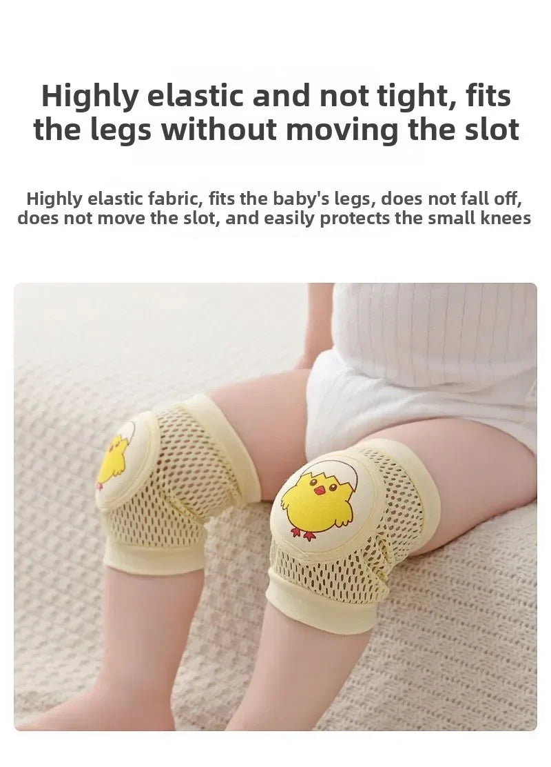 Baby Knee Pads Thin Summer Infant Crawling Protector Anti-fall Toddler Learning To Walk Knee Sleeve for Newborn Crawling Elbow