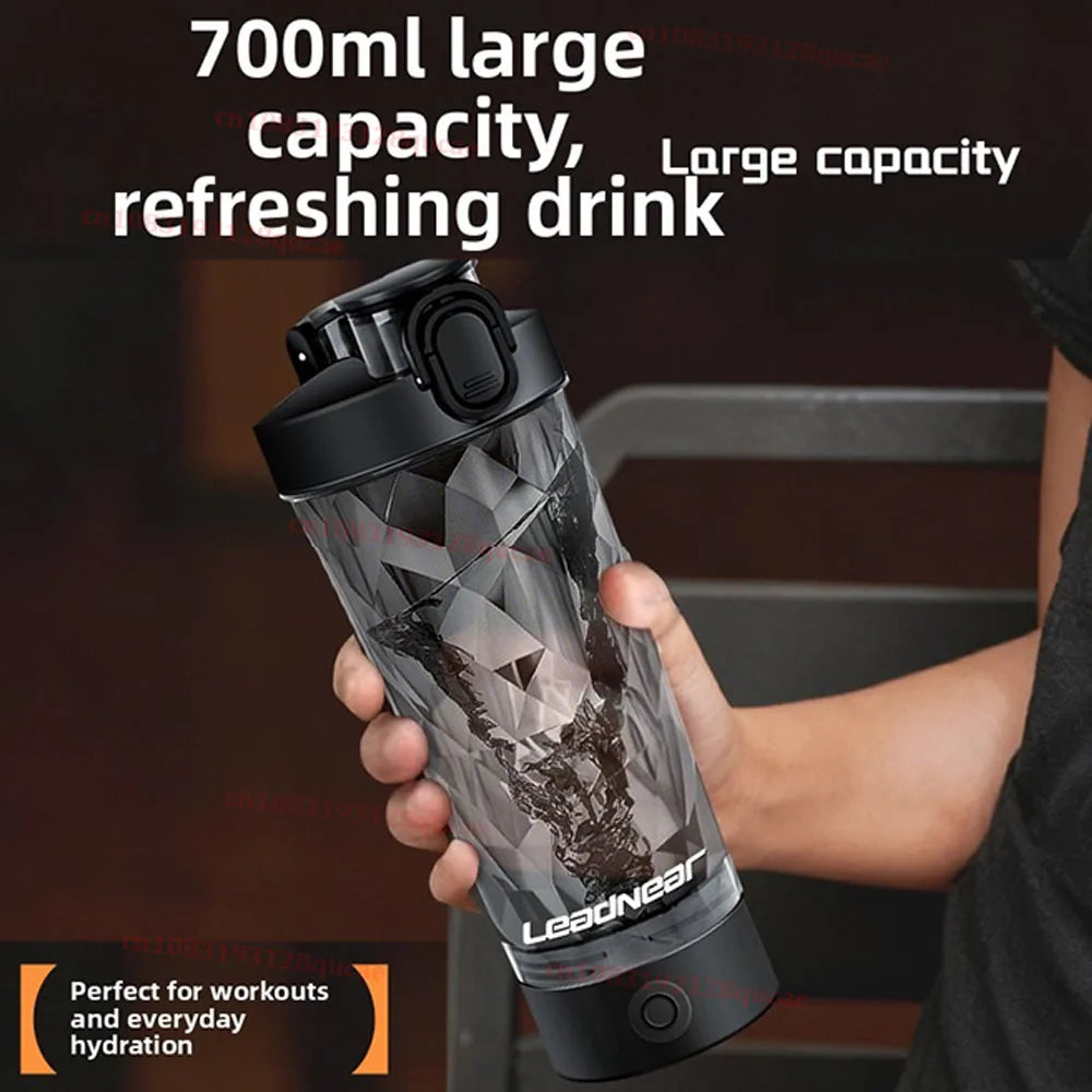 700ML Electric Blender Cup Portable Blender Cup Milk Powder Protein Powder Blender Automatic Shaker Cup Travel Outdoor Sport Gym