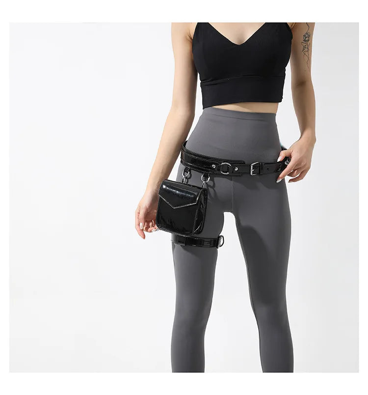 Belt Bag Mini Bag Waist Bag Leg Bag Sports Fitness Running Bag With Yoga Pants Headset Lipstick Bag Fanny Pack Purse Waist Pack