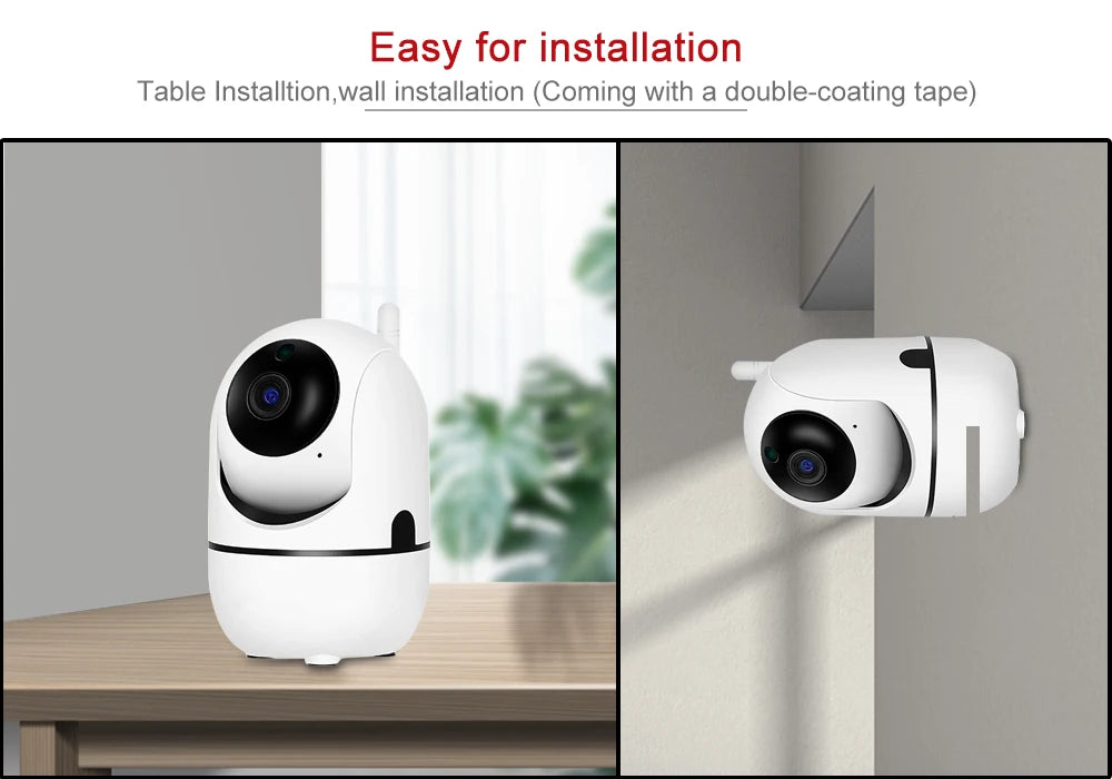 Anpviz 1080P Mini PTZ Camera Wifi Indoor Smart Baby Monitor Mini Wireless IP Camera Support 5G Wifi Auto Tracking YIIOT App View