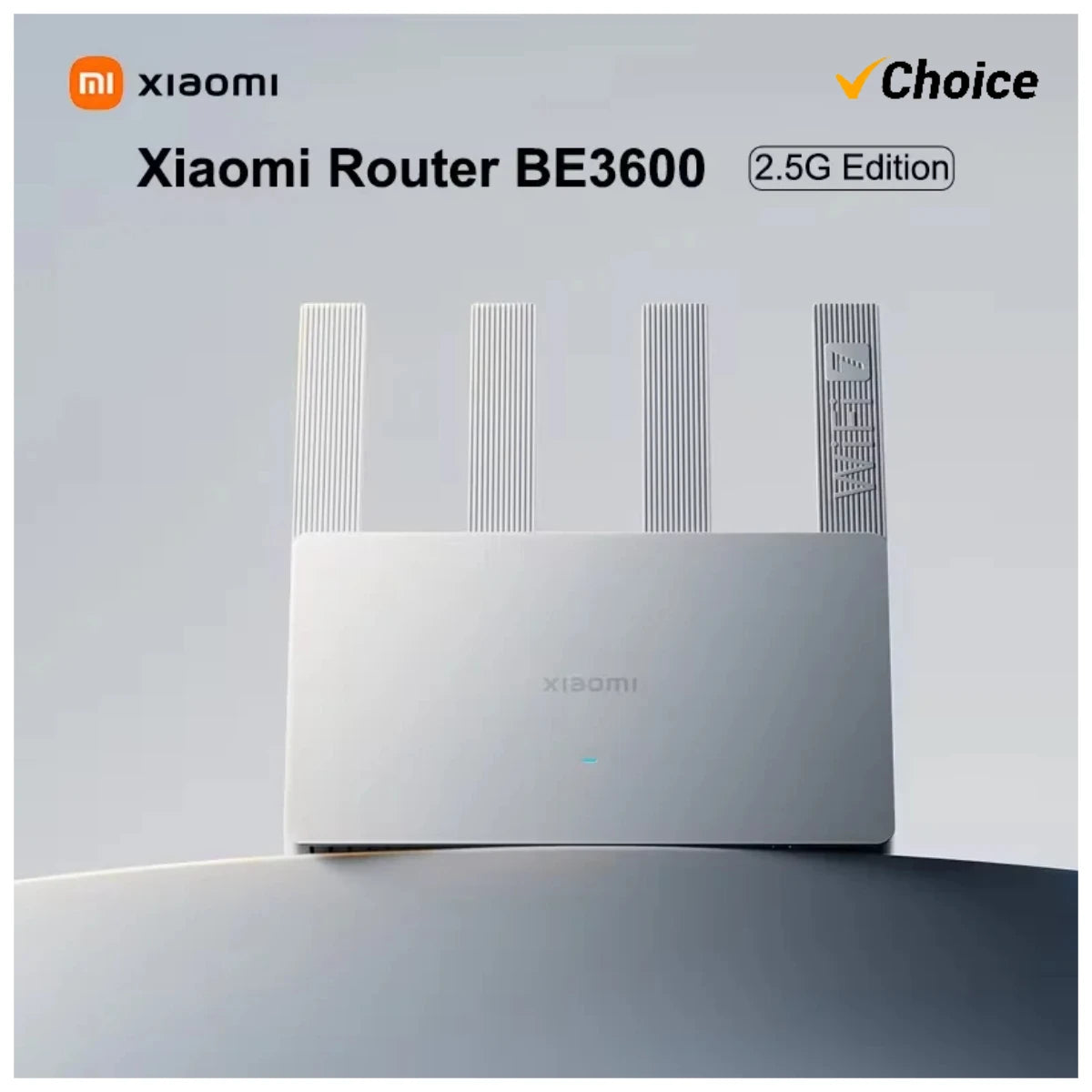 Original Xiaomi Router BE3600 New WiFi7 2.5G Ethernet Port 3600 Mbps Ultra Fast NetworkSpeed Work with Mi Home APP For Home