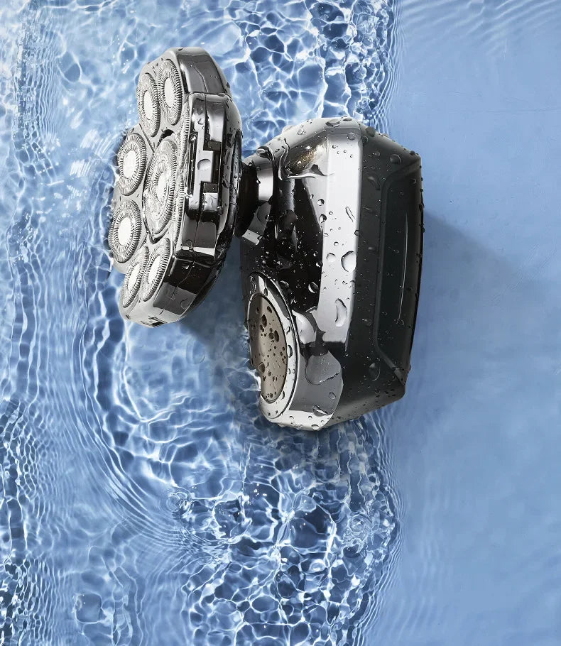 Five in one electric shaver shaver with full body water washing for long-lasting battery life LED intelligent display