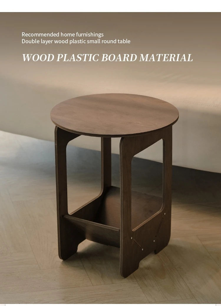 14 Inch Sofa, Side Table Bedroom Bedside Table Multifunctional Splicing Balcony Coffee Round Table Living Room Bookshelf