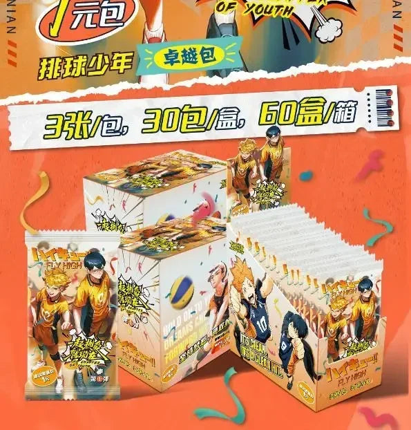 Haikyuu CardsThe Junkyard Showdown Is Coming Hotly with A Passionate Opening Classic Collectible Card Toys and Gifts