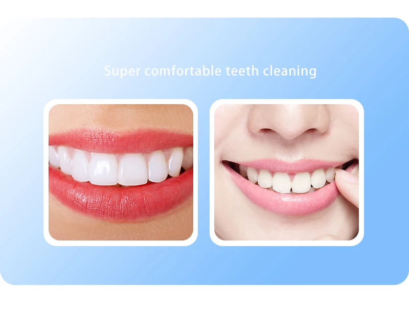New 2024 SC506 Sonic Electric Toothbrush Adult Timer Brush 6 Mode USB Charger Rechargeable Tooth Brushes Replacement Heads Set