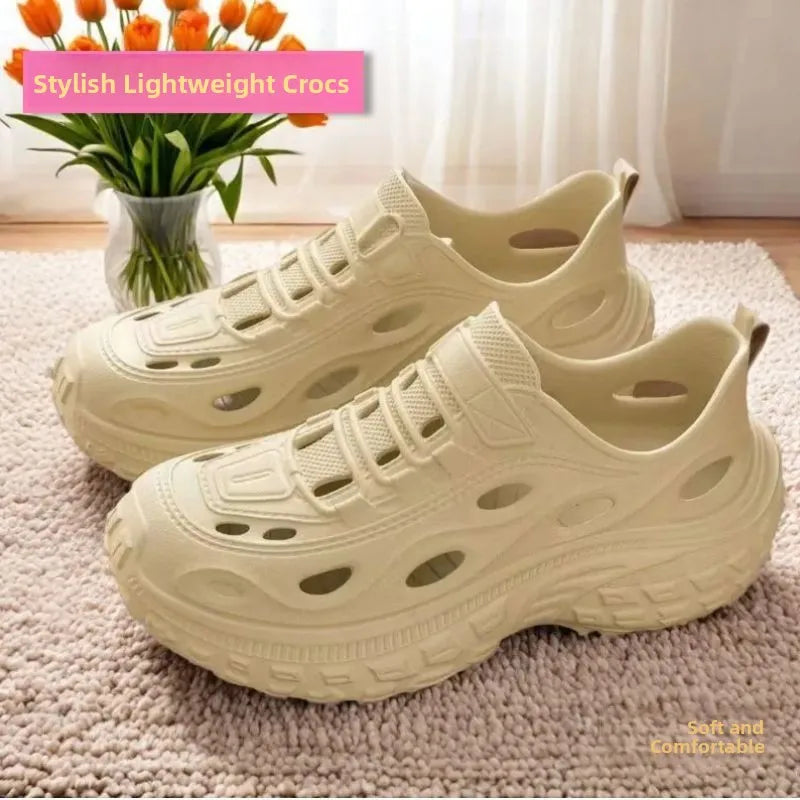 Outdoor Water Shoes Unisex Breathable EVA Clog Summer Sandals Men's Wearable Hiking Shoes Couples Casual round Toe Thongs