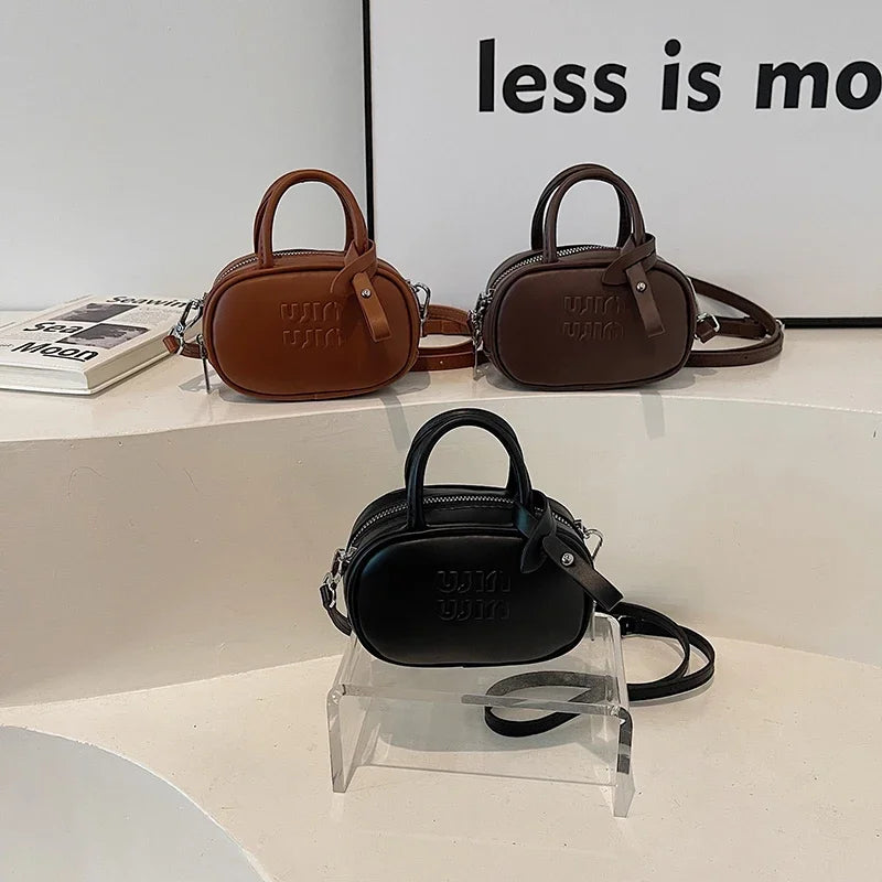 Luxury Brand Women Bag 2024 Winter Mini Crossbody Bag Purse Fashion Simple Handbag Satchel High Quality Lady Small Shoulder Bags