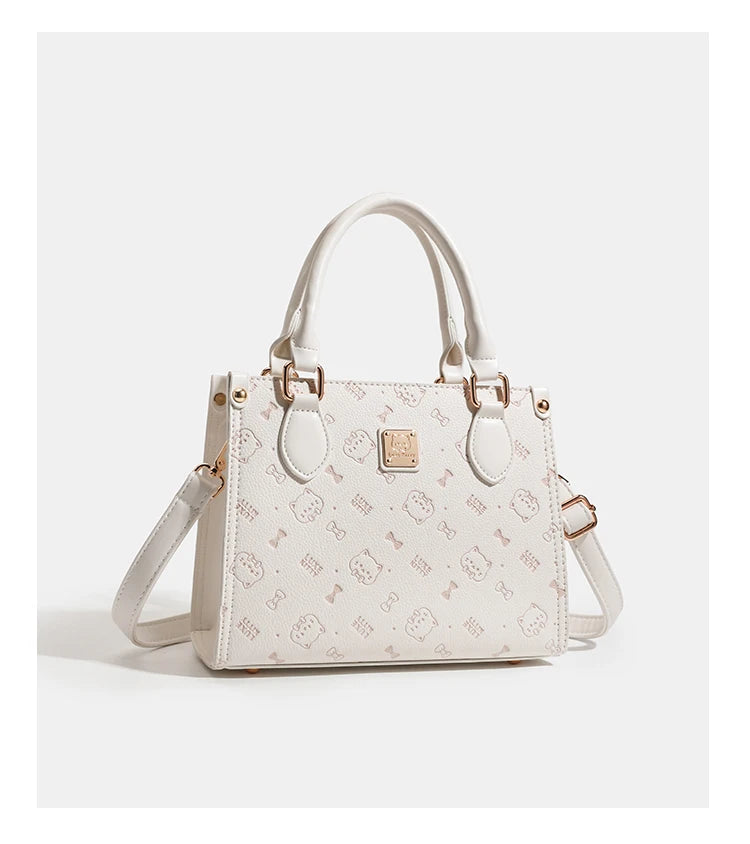 Elegant Solid Color Leather Diaper Bag For Women Designer Crossbody Messenger Large Capacity Fashionable Luxury Tote Bag