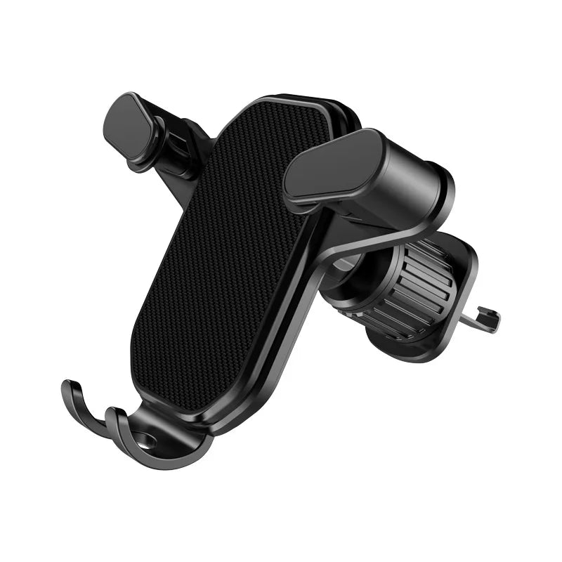 Universal Car Air Vent Phone Clip With Hook Gravity Car Mobile Phone Holder Smartphone GPS Bracket For iPhone Huawei Realme OPPO
