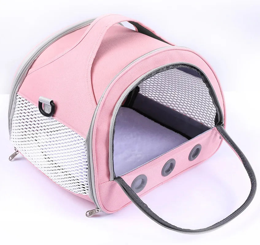 Cat bag, convenient for going out, pet dog, hamster, hedgehog, travel backpack, convenient outdoor bag bird mouse guinea pig bag