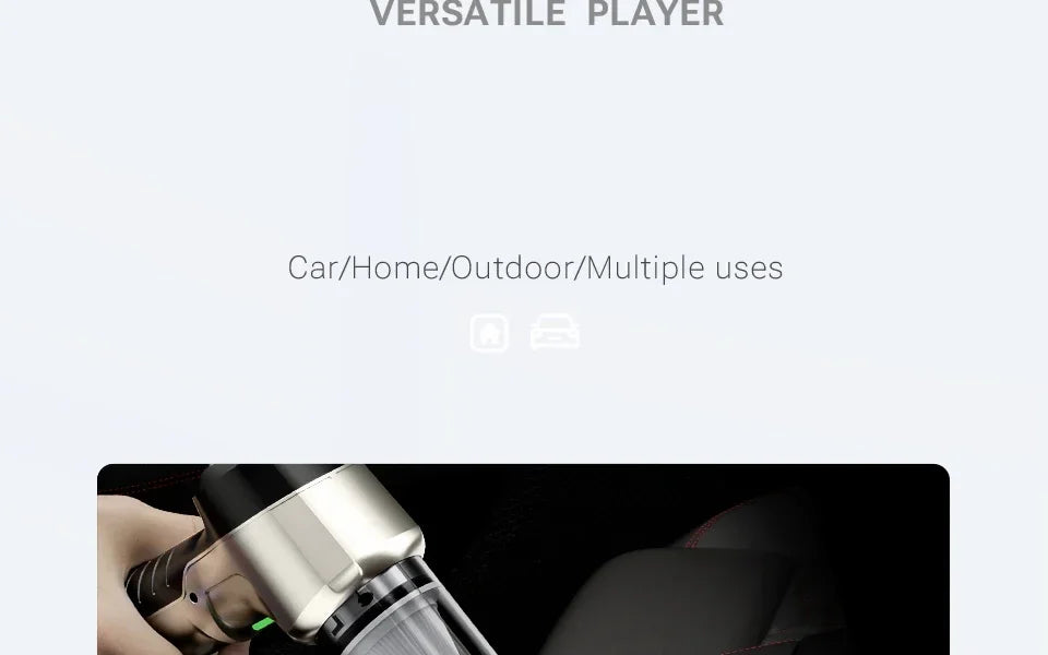 SZUK 9998700PA Cordless Car Vacuum Cleaner Portable Handheld Mini Wireless High Suction Cleaning Machine Vacuum Cleaner for Car