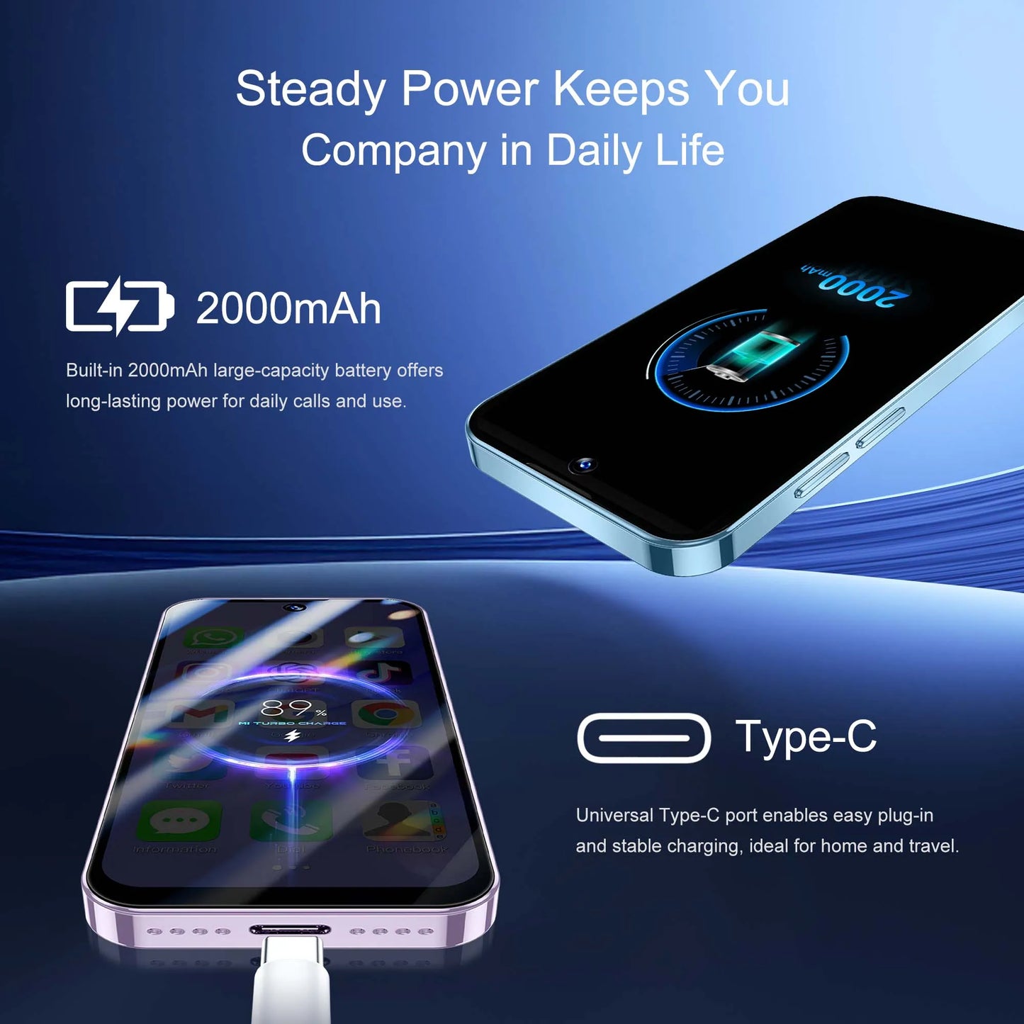 SERVO 19E MAX 3.88" Unlocked Mini Android Phone 3G 2GB+16GB Dual SIM Face Unlock GPS WiFi Hotspot Play Store Pocket Smartphone