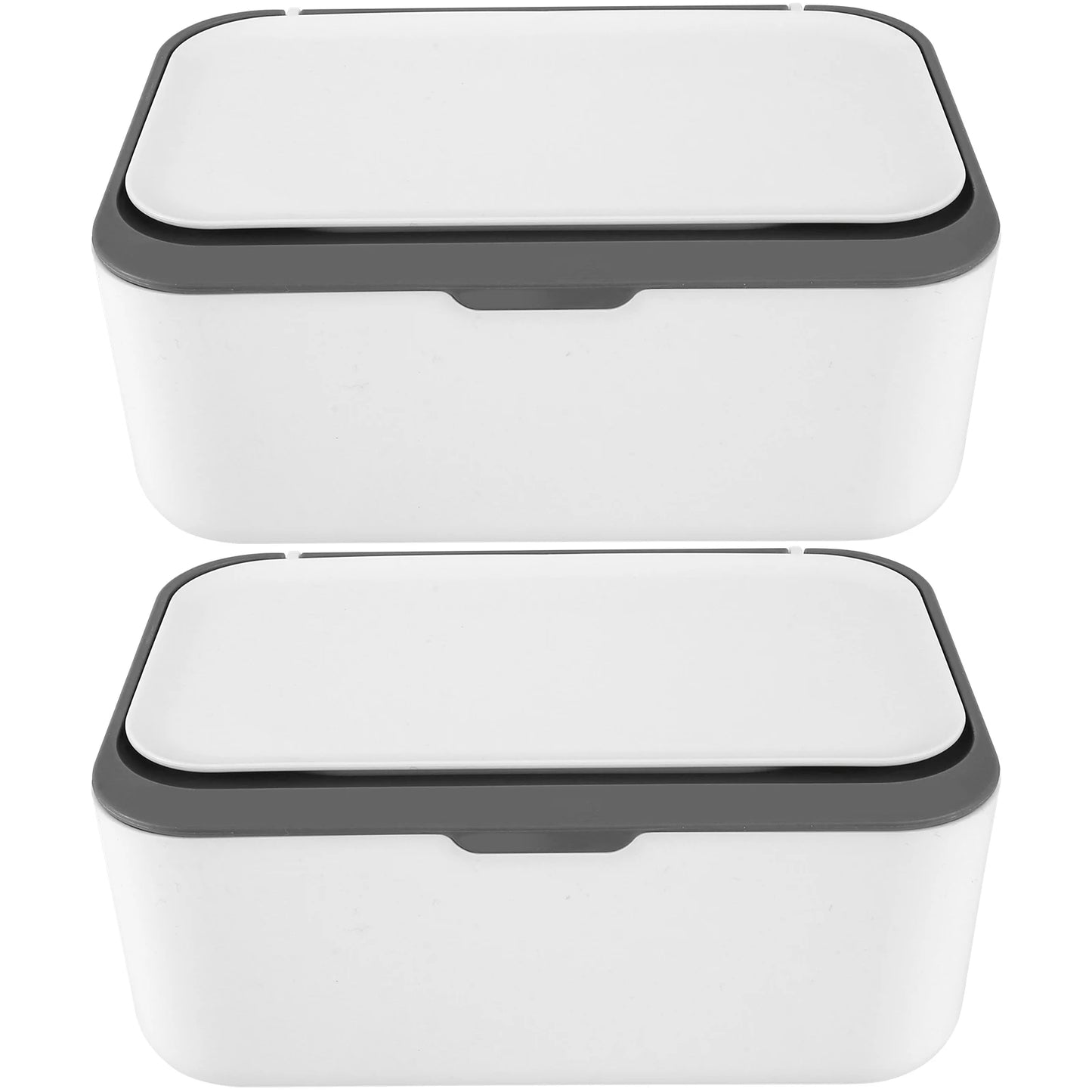 1/2Pcs Wet Tissue Box Paper Dispenser Portable with Lid Tissue Storage Box Holder Dustproof Baby Car Organizer Napkin Container