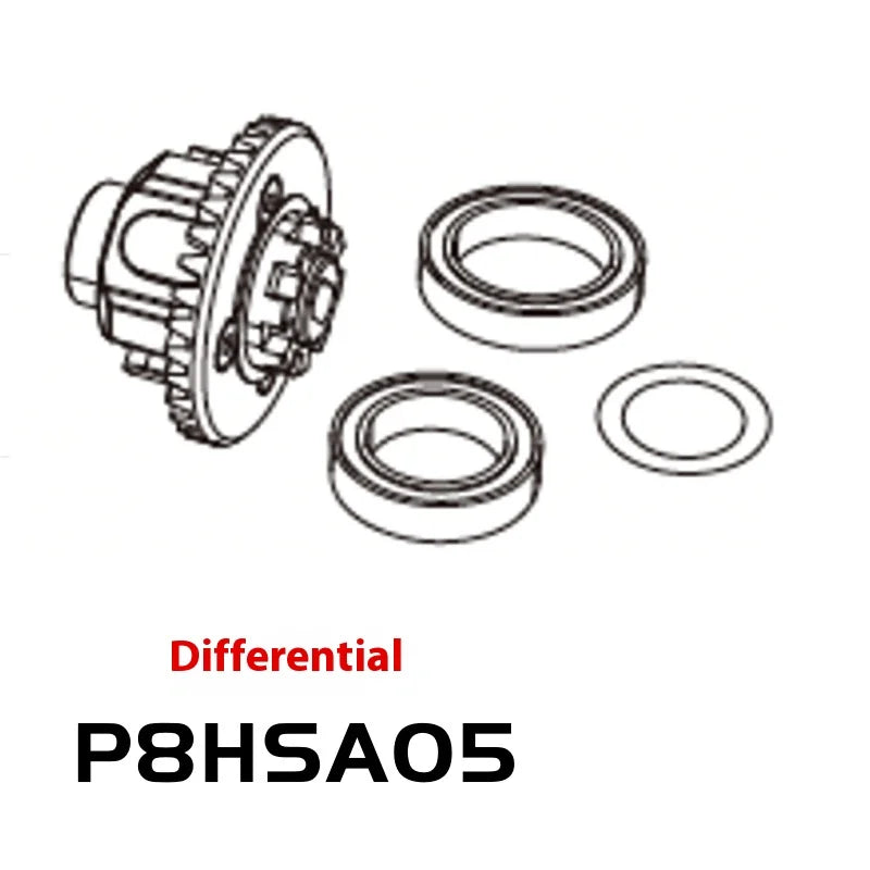 Mjx H8p H8h Original Factory Accessories Electric Control Motor Tire Differential Gear Car Shell Remote Control Car Accessories