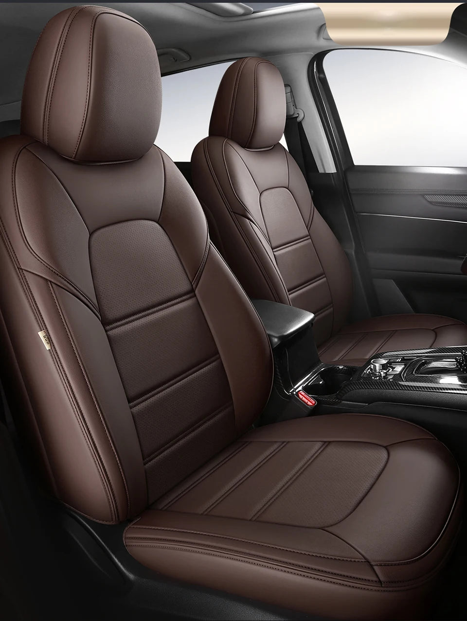 Custom Car Seat Cover For Mazda 3 Bk Bl Cx4 Cx7 6 Cx3 Cx30 Cx5 Atenza Luxury Leather Man Woman Gifts Auto Interior Accessories