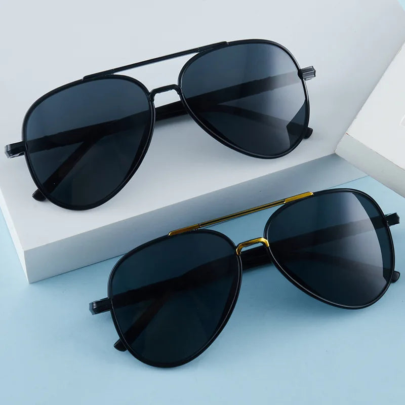 Classic Sunglass for Men Aviator Oversized Frame Outdoor Sports Anti-UV Driving Sunglasses Glasses UV400 Wome Eyewear