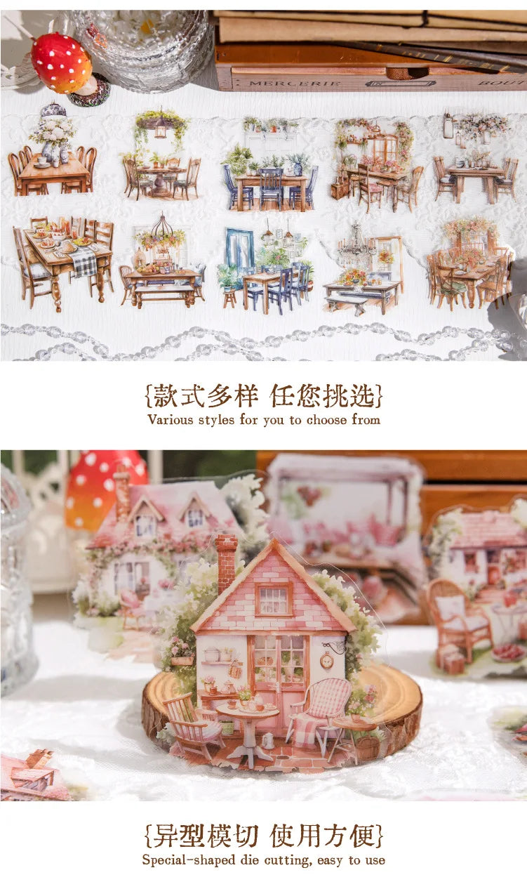 20pcs/lot Kawaii Stationery Stickers everyday household chores sticker pack DIY Craft Scrapbooking Album Junk Journal