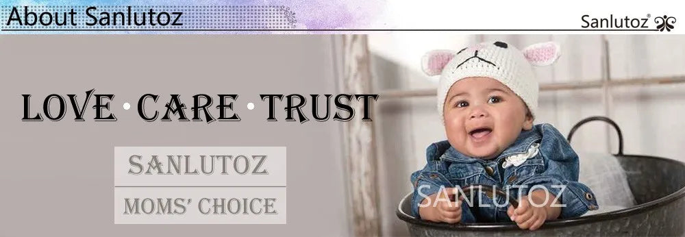 Sanlutoz Winter Warm Long Sleeve Baby Clothing SetsTops Zipper + Long Pants 2Pcs Cute