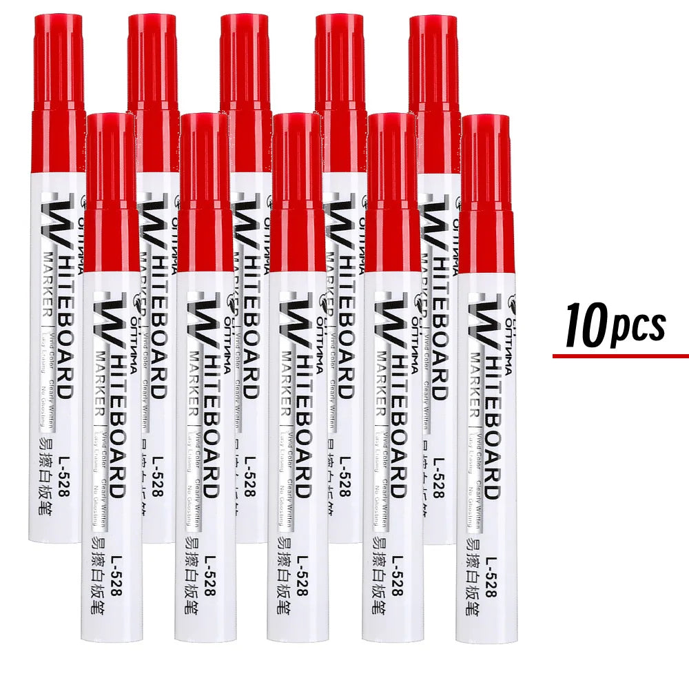 1/20pcs Erasable Whiteboard Marker Pen Blackboard Marker Teaching Chalk for Glass Ceramics Office School Art Marker Stationery