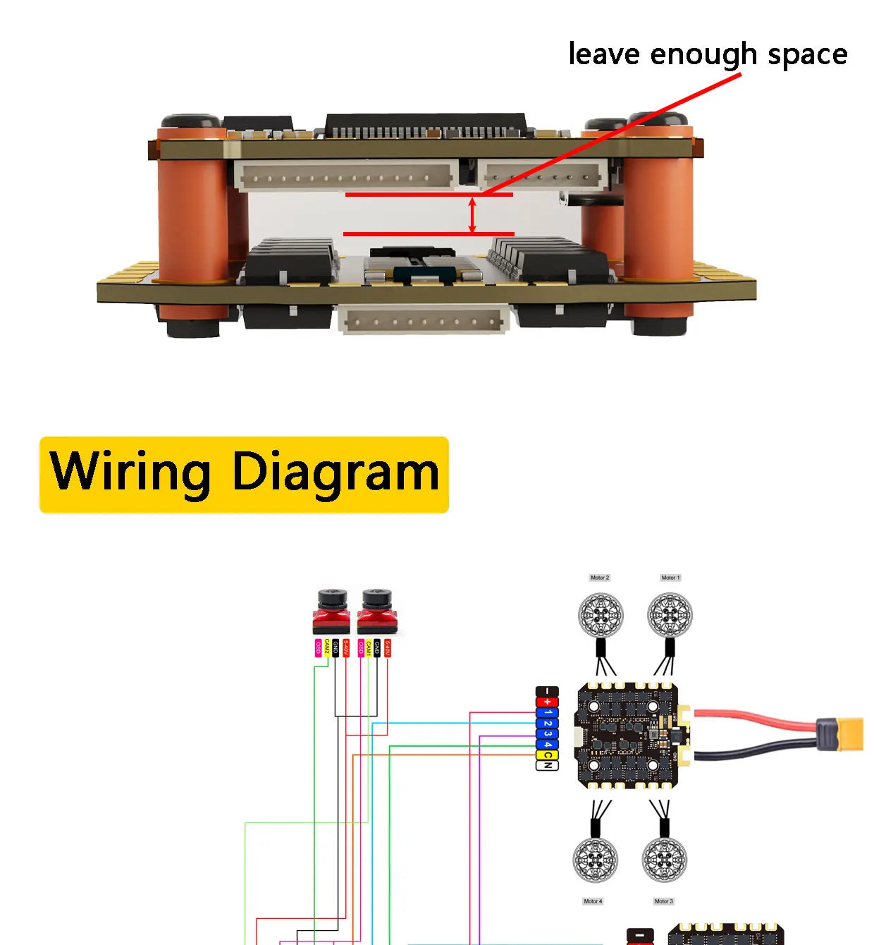 DAKEFPV F722 Flight Control FC 3-12S 100A 120A 4in1 ESC F722 Flight STACK 30x30mm For Remote Control FPV Racing Drone