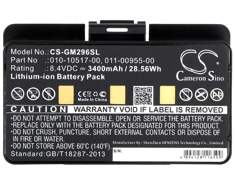 GPS, Navigator Battery For Garmin 010-10517-00 010-10517-01 011-00955-00 GPSMAP276 276c 296 396 376 376C 378 496 495 478 GPSM478