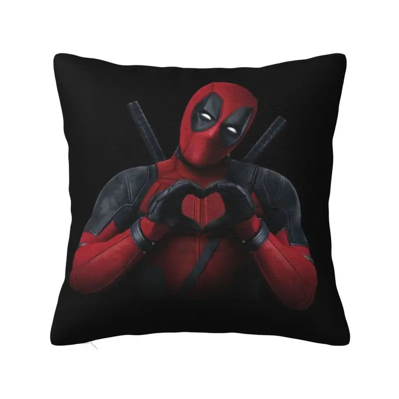 Custom Deadpool Wolverine Cartoon Manga Cushion Cover Soft Cute Pillows