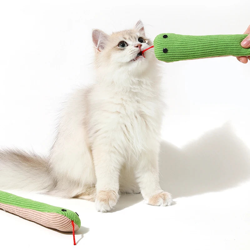 Hot Sale Dog Toy Snake Interactive Toy Kitten Kick Toy Interactive Pet Toy for Indoor Cats 16.5 Inches Pet Supplies