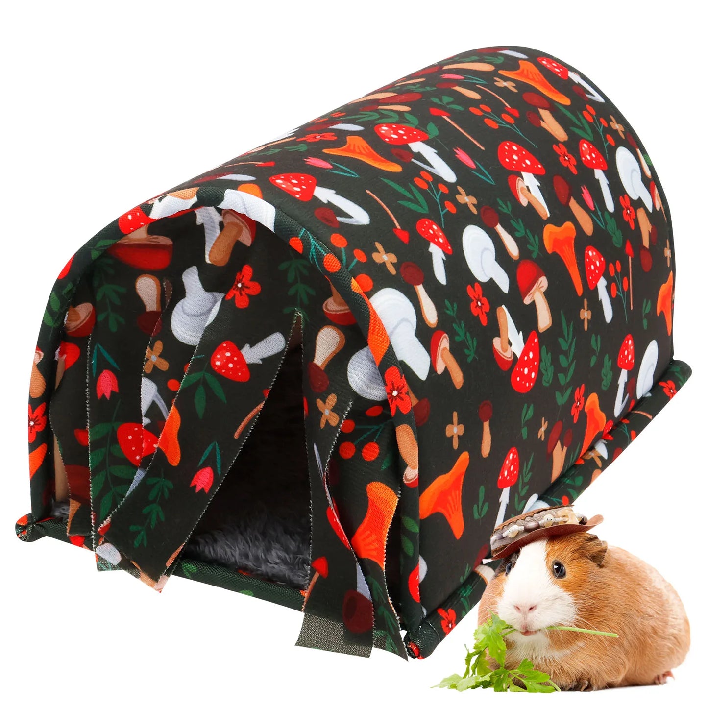 Guinea Pig House Bedding Cage Hamster Small Animal Nest Winter Warm Pet Bed for Chinchilla Mice Squirrel Guinea Pig/Rat/Hedgehog