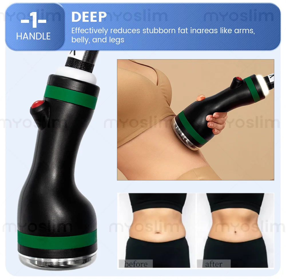 New Pro 3 Handles Micro Wave 80% Fat Reduction Safe Weight Loss Body Slimming Eliminate Double Chin Removal