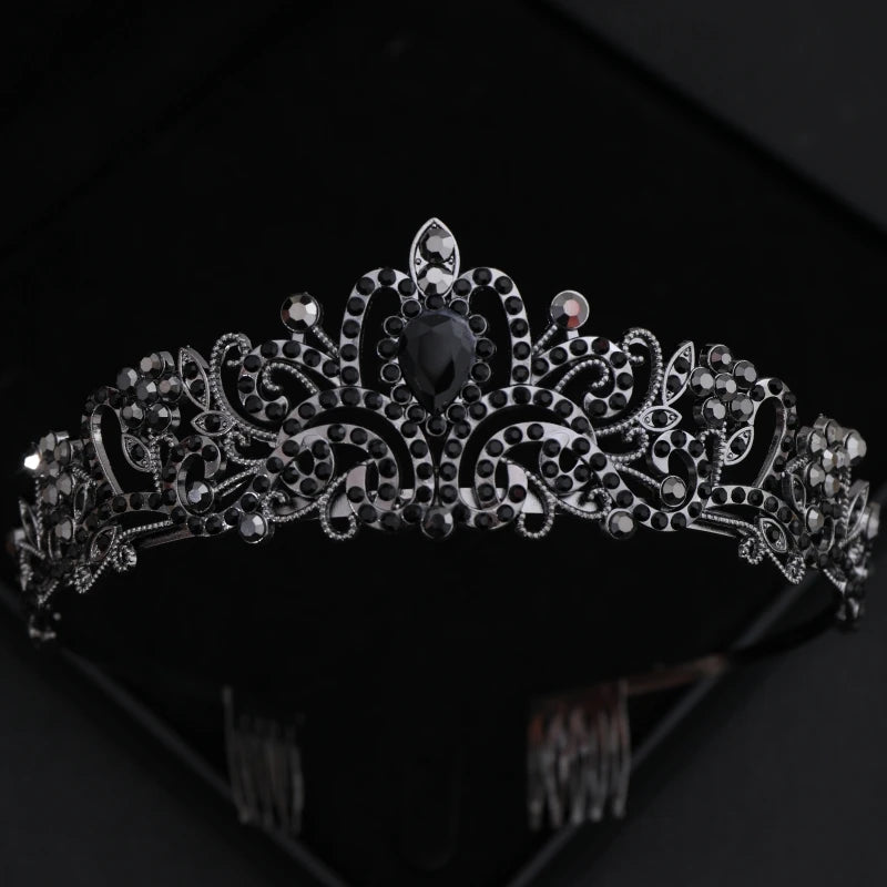 Crystal Bridal Tiaras And Crowns Rhinestone Prom Diadem Crown For Women Bridal Wedding Hair Accessories Jewelry Crown Tiara Gift