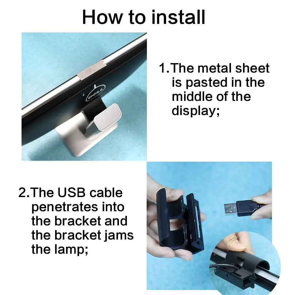 RGB CCT Led Monitor Light Bar for Computer Gaming Lights Bar Monitor Screen Hanging Lighting USB Dimmable Desk Lamp Atmosphere