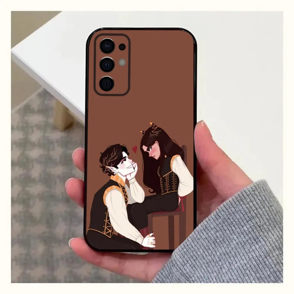 Acotar A Court of Mist and Fury Phone Case For Samsung S24,S21,S22,S23,S30,Ultra,S20,Plus,Fe,Lite,Note,10,9,5G Black Soft Cover