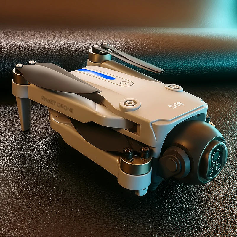 D18 Drone Drone 8K Camera 5G HD Dual Camera FPV Obstacle Avoidance Brushless Motor Aerial Quadcopter with Smart Flight Mode Toy