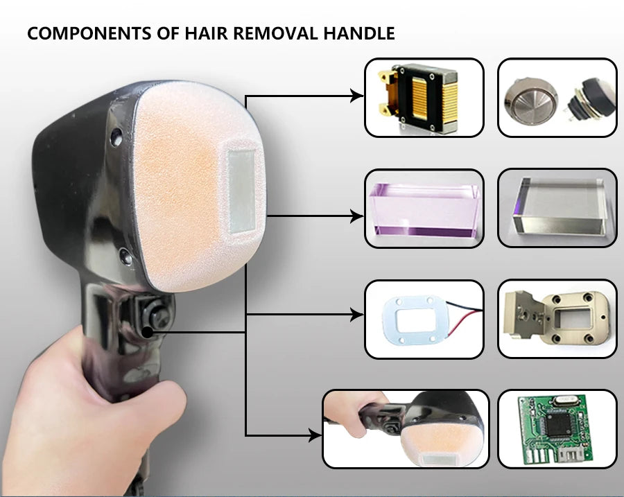 808 Diode Laser Hair Removal Machine 2025 3Wave Painless Permanent Portable 3000w Alma Soprano Titanium