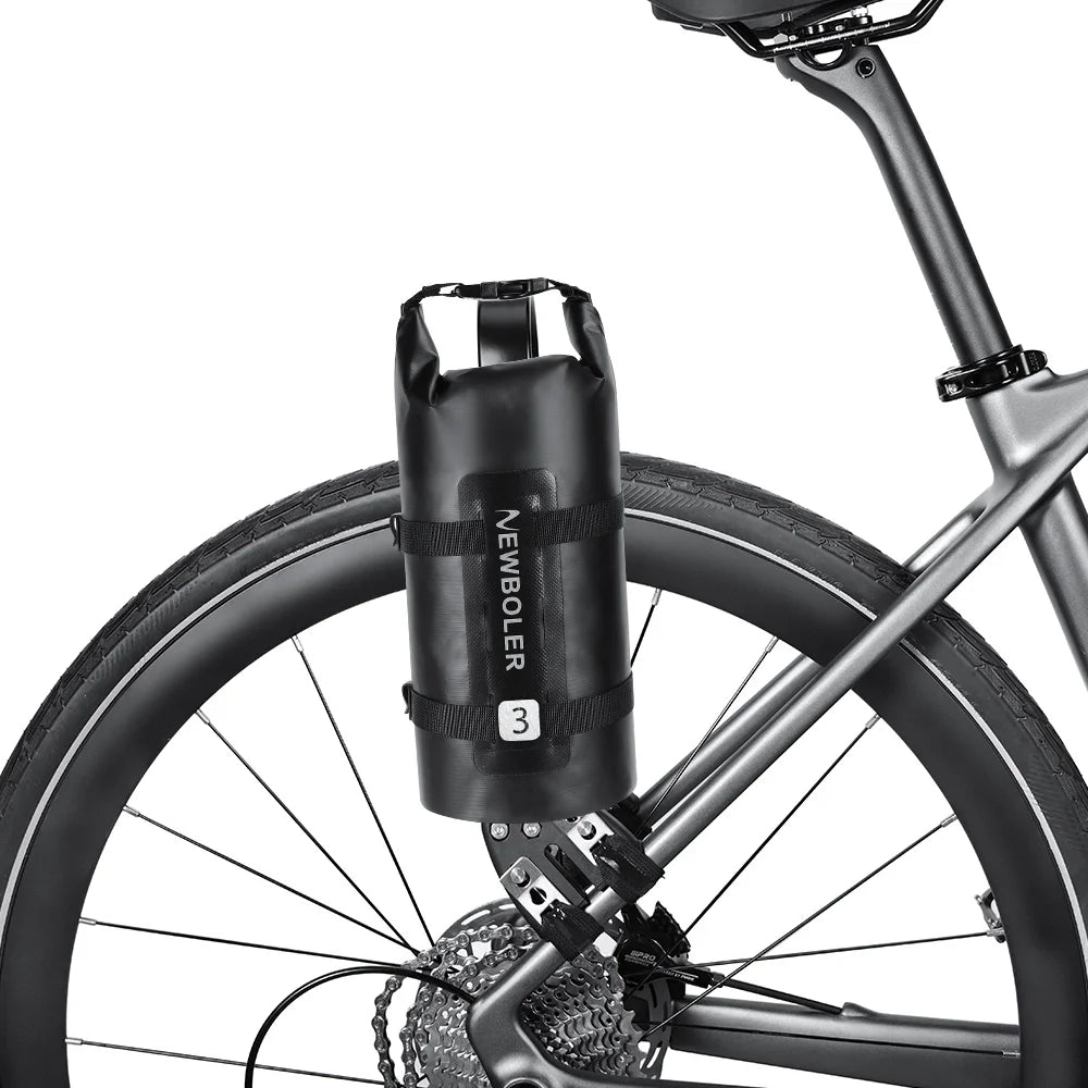 NEWBOLER Waterproof Bicycle Front Fork Bag Portable Bike Bag Bikepacking Luggage Bag Bicycle Rear Shelf Bicycle Luggage Carrier