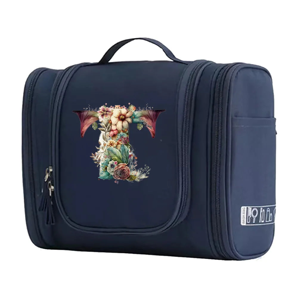 New Fashion Floral Shaped Letter Pattern Female Toiletries Are Very Convenient Minimalist Makeup Bag for Easy Storage of Items