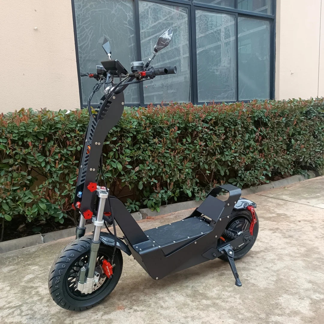 Racing Electric Scooter 72v 15000w QS Motor 16inch Tyre Fast Speed 110-140KMH Battery 50-60ah Range 120-180KM Electric Scooter