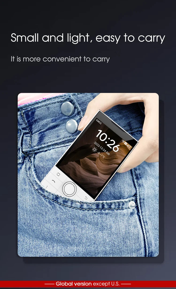 [SAVE MONEY] Google Version F22 No Camera 2GB+16GB  Android 11Touch Screen Phone Wifi +2.8 Inch MTK6739 Smart Phone