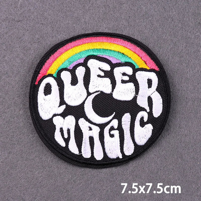 Mandala Iron On Patches For Clothes DIY Embroidery Applique Fusible Patch Ironing Stickers Letters Patch For Jacket Badge