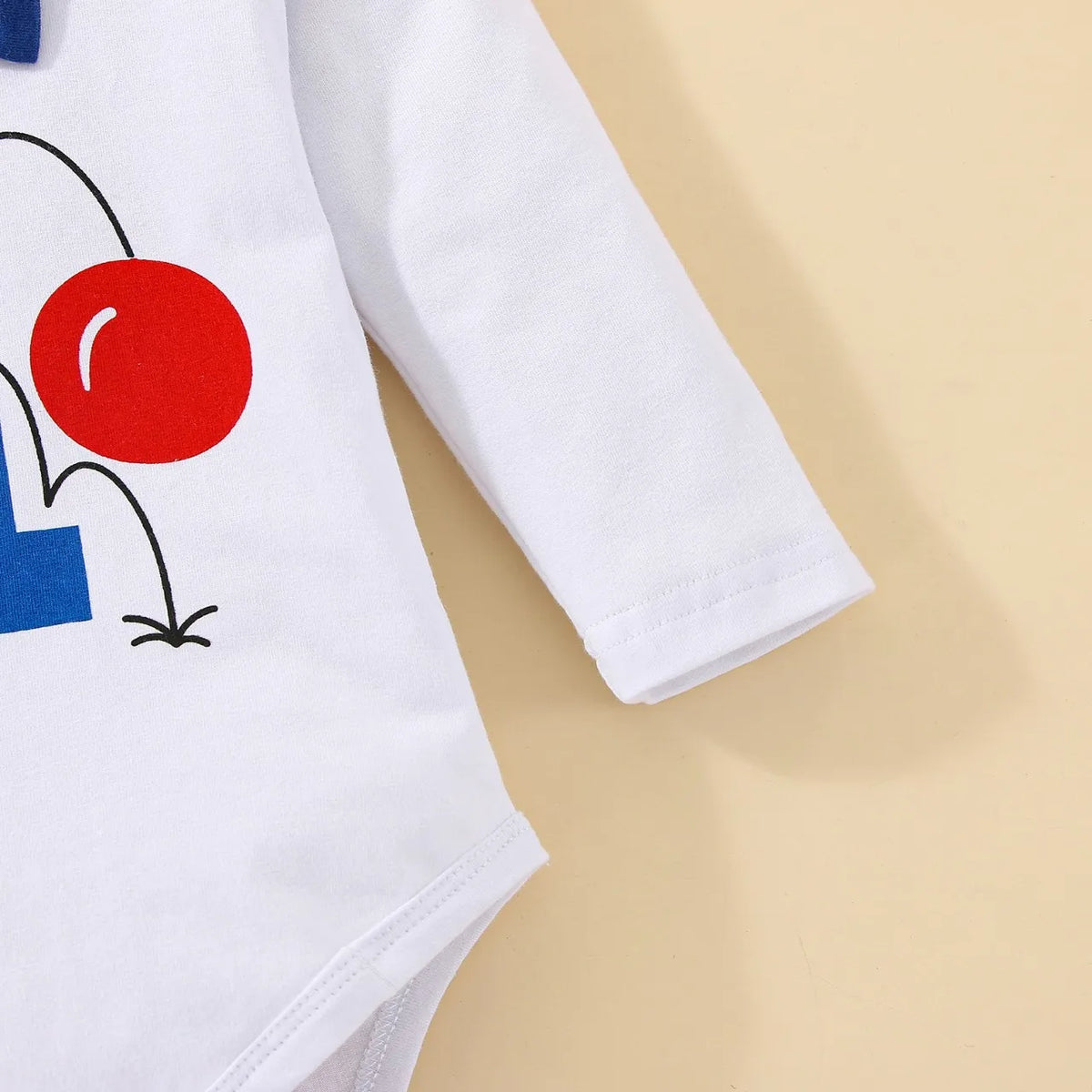 Prowow Baby Boy Cake Smash Outfits Balloon Letter"1" Romper and Y-back Strap Pants 3pcs Sets Baby Boy One Year Birthday Clothes